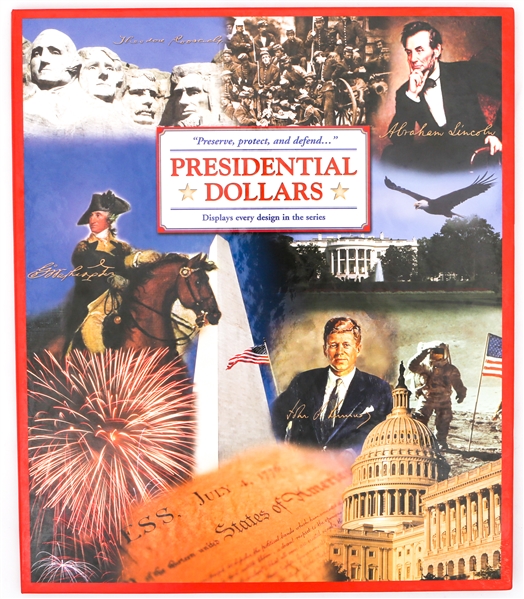 PRESIDENTIAL DOLLAR COINS - BOOK OF 45