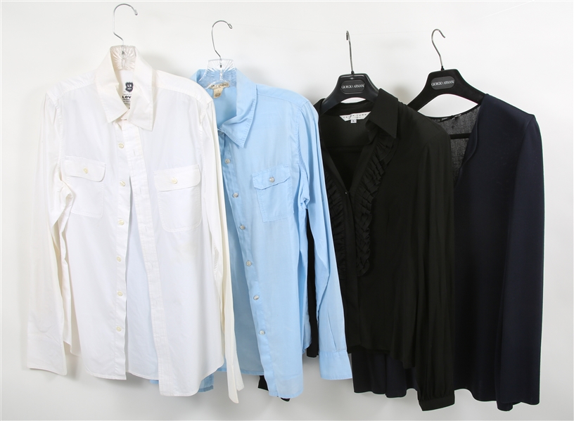 WOMENS LONG-SLEEVED BLOUSES - LOT OF 4