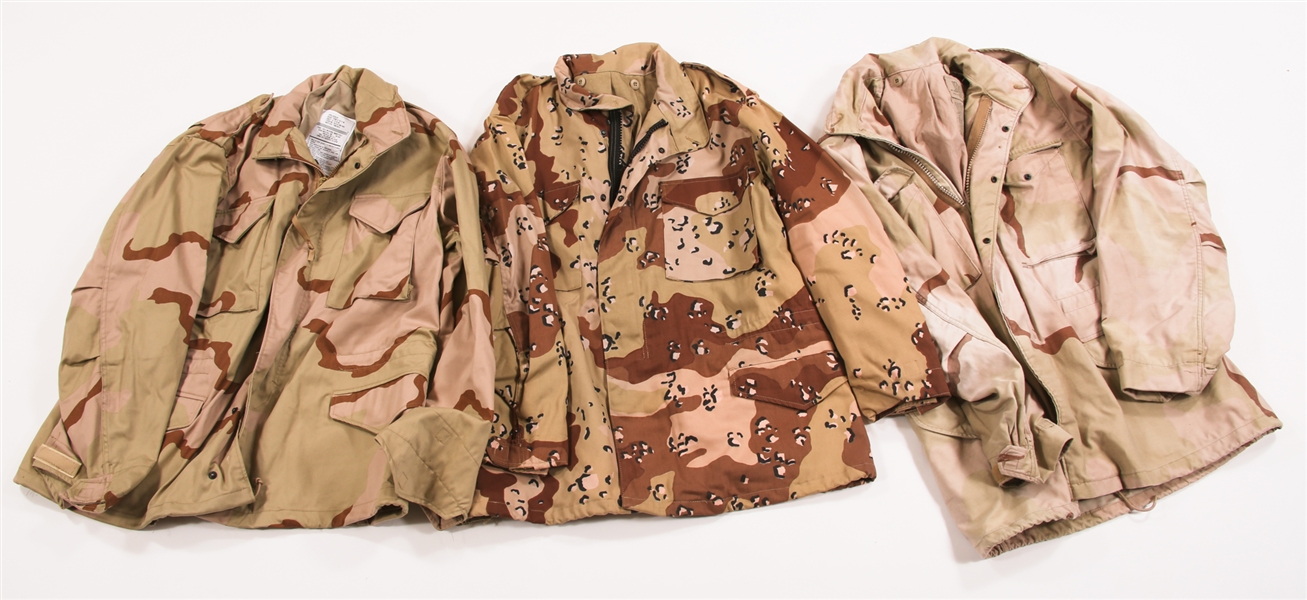U.S. MILITARY DESERT CAMOUFLAGE COLD WEATHER JACKETS