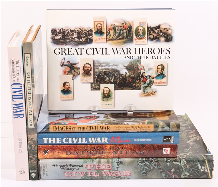 CIVIL WAR REFERENCE BOOKS - LOT OF 7