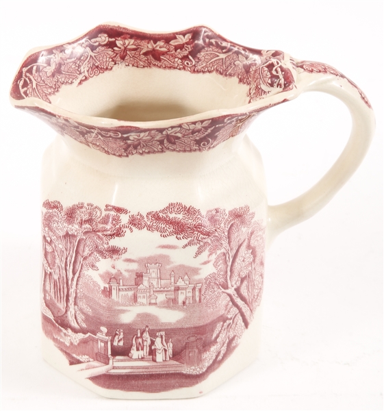 MASONS IRONSTONE VISTA ENGLAND PITCHER IN RED