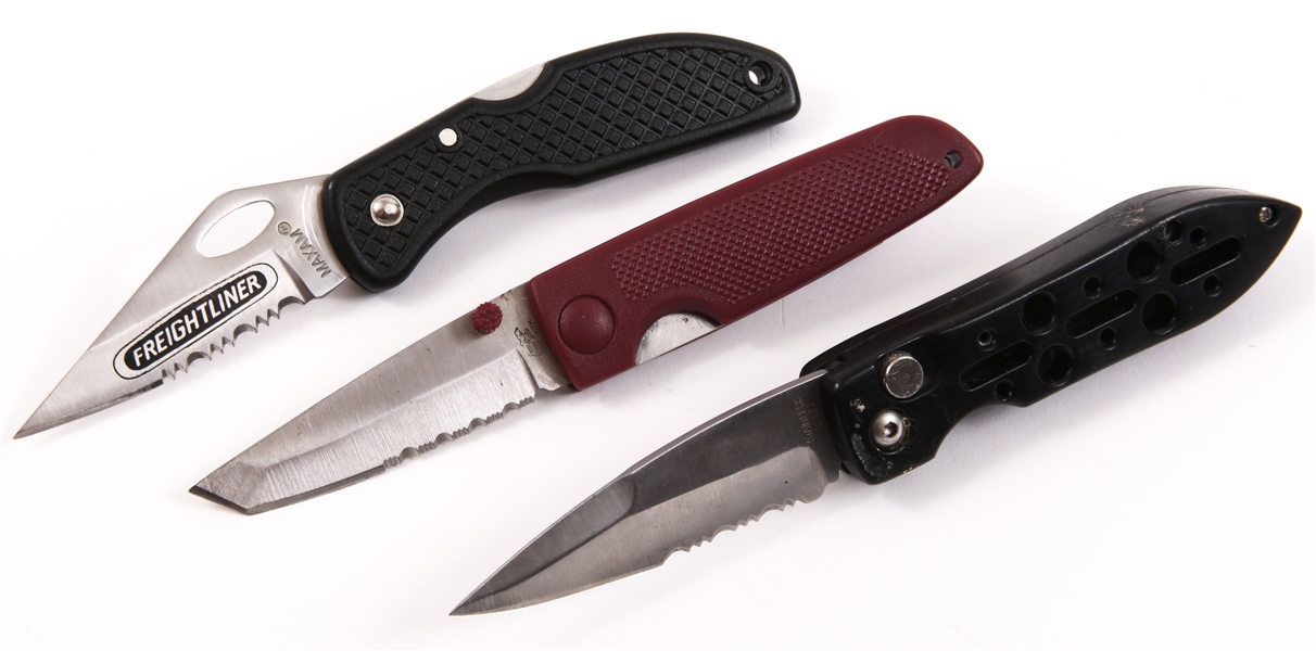 AUTOMATIC & ASSISTED OPEN POCKET KNIVES - LOT OF 3