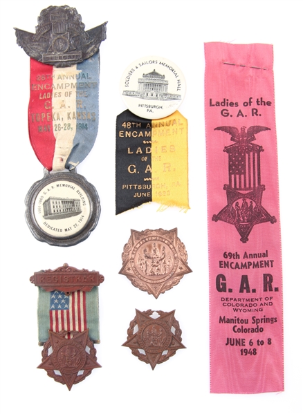 LADIES OF THE GRAND ARMY OF THE REPUBLIC BADGES, RIBBON