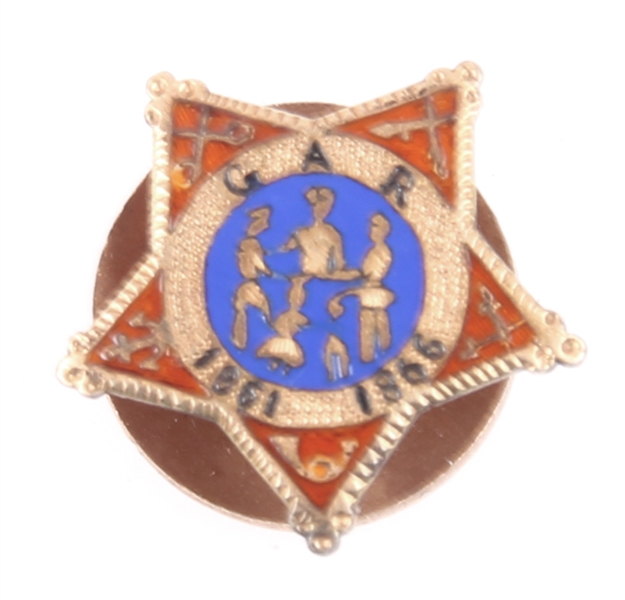 GRAND ARMY OF THE REPUBLIC (GAR) ENAMEL LAPEL PIN