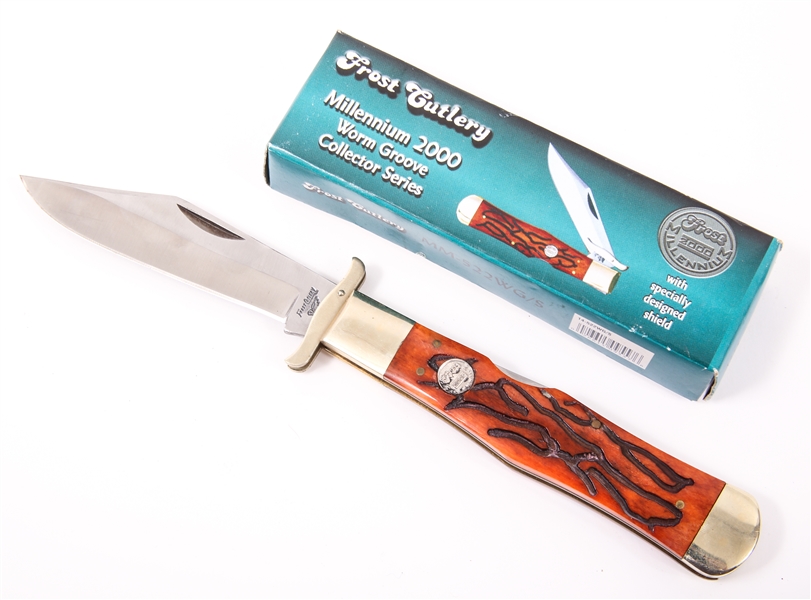 FROST CUTLERY MILLENNIUM 2000 WORM GROOVE COLL. SERIES