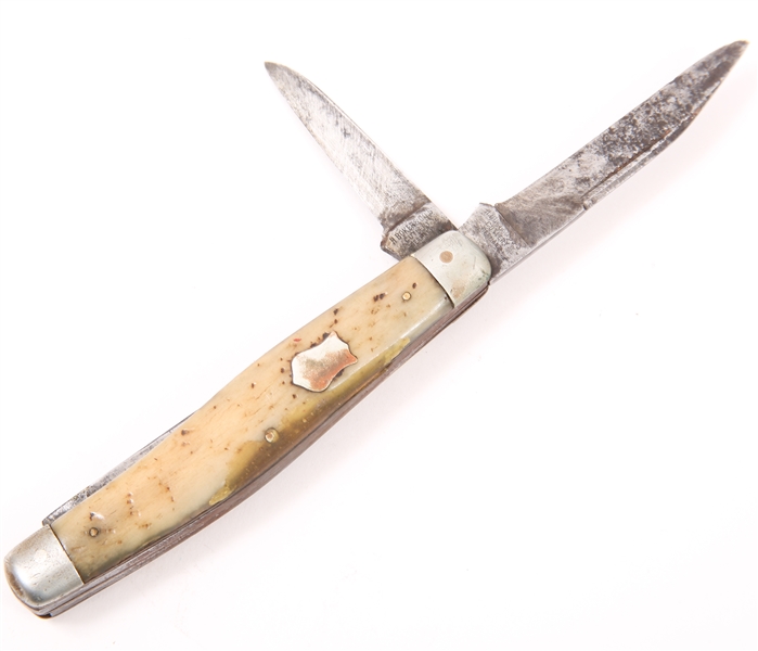 EARLY 1900s H. BOKER & CO. STAG HORN FOLDING KNIFE