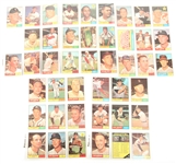 TOPPS 1961 BASEBALL CARDS - COLLECTORS LOT OF 44