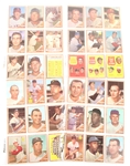 TOPPS 1962 BASEBALL CARDS - COLLECTORS LOT OF 36