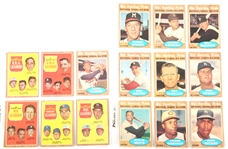 TOPPS 1962 SPORTING NEWS BASEBALL CARDS - LOT OF 15
