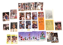NBA TRADING CARDS FROM 1980S AND 1990S LOT OF 53