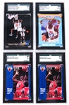 MICHAEL JORDAN & SHAQUILLE ONEAL - GRADED BASKETBALL CARDS