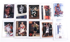 1990S & 2000S NBA BASKETBALL CARD LOT OF 10