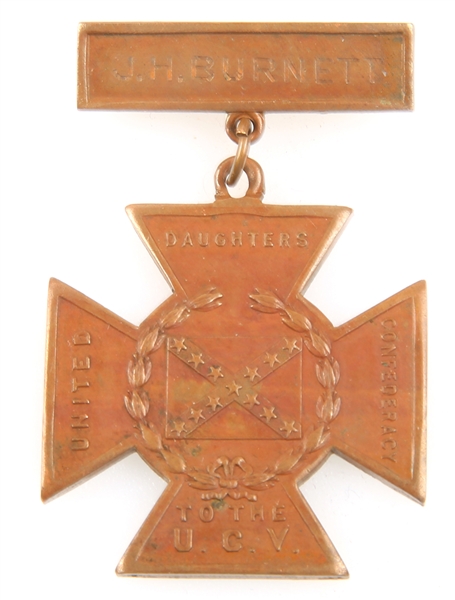 UNITED DAUGHTERS OF CONFEDERACY SOUTHERN CROSS OF HONOR