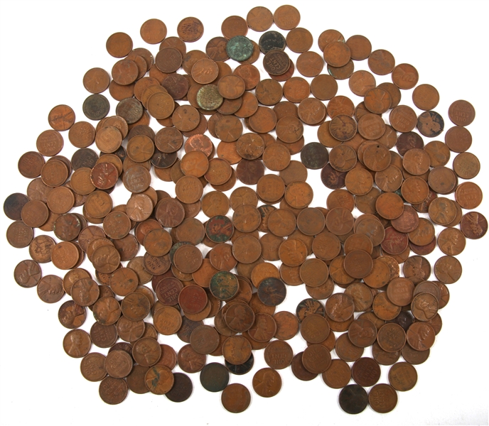 U.S. LINCOLN WHEAT CENTS APPROXIMATELY 2 POUNDS