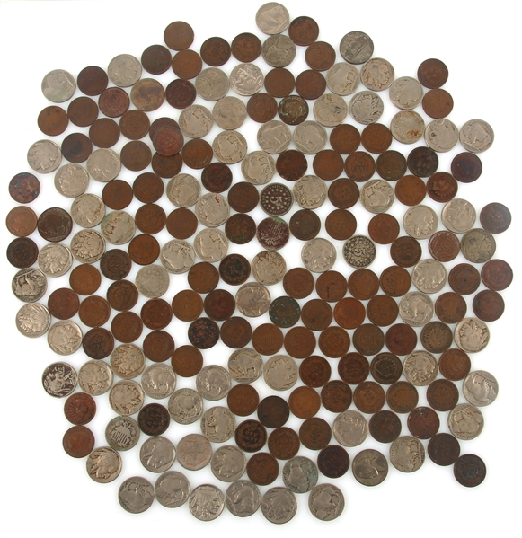 UNITED STATES PENNIES & NICKELS - INDIAN HEAD SHIELD
