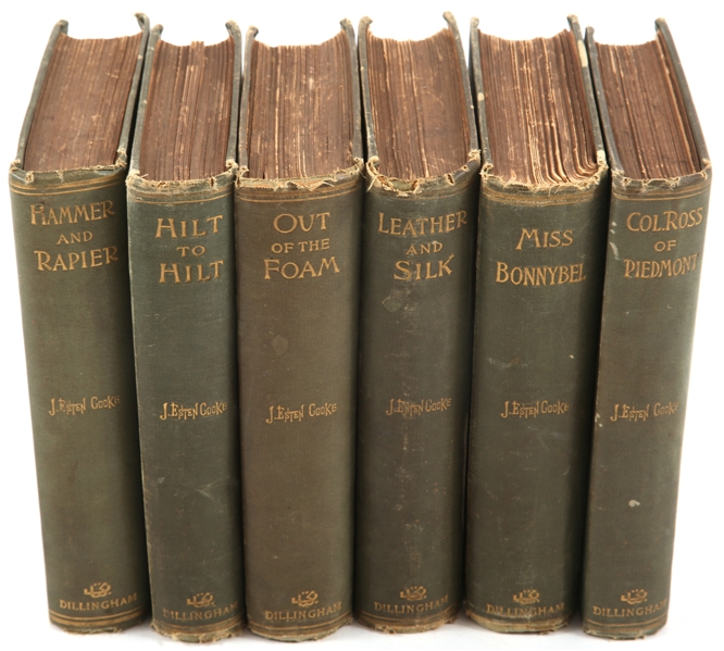 COOKE, J. ESTEN | G. W. Dillingham Publishers - 6 VOLUMES
