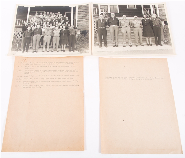 WWII FLORIDA FIELD STATION CLERMONT PHOTOS - LOT OF 2