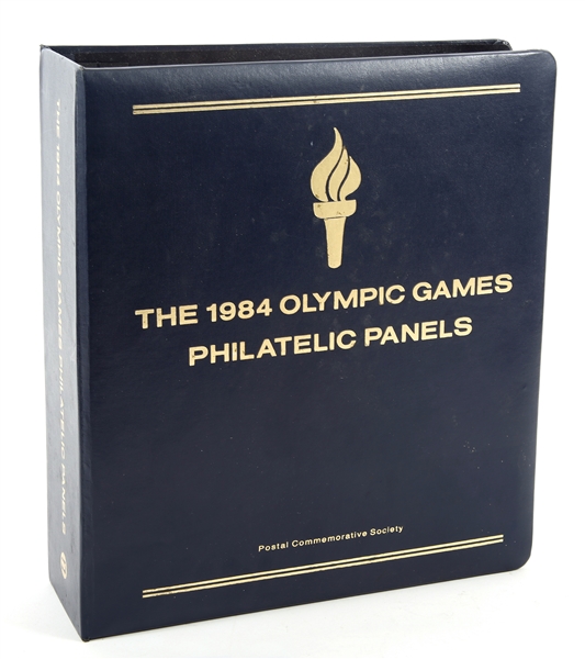 1984 OLYMPIC GAMES PHILATELIC PANELS ALBUM