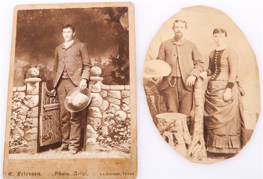 LATE 19TH CENTURY TEXAS CABINET CARDS
