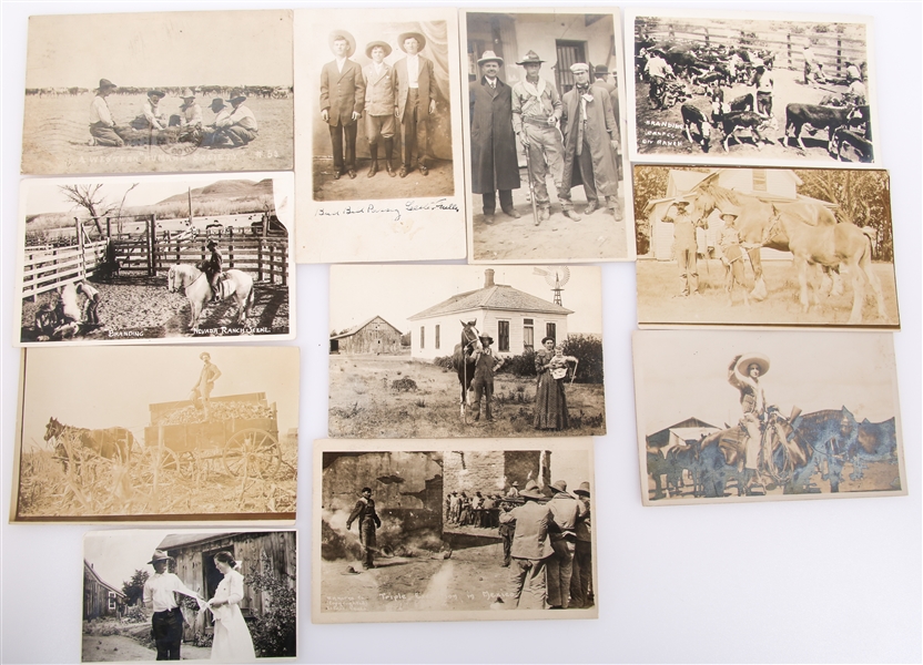 COWBOY AND WESTERN POSTCARD COLLECTION
