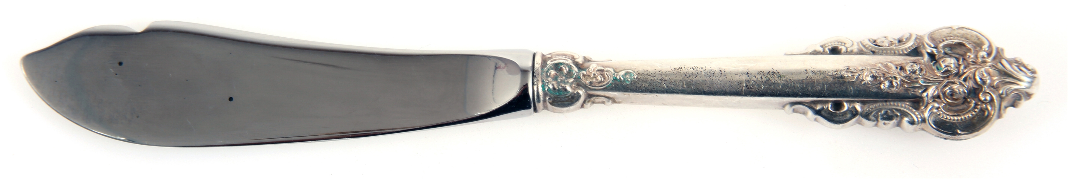 WALLACE STERLING GRANDE BAROQUE MASTER BUTTER KNIFE