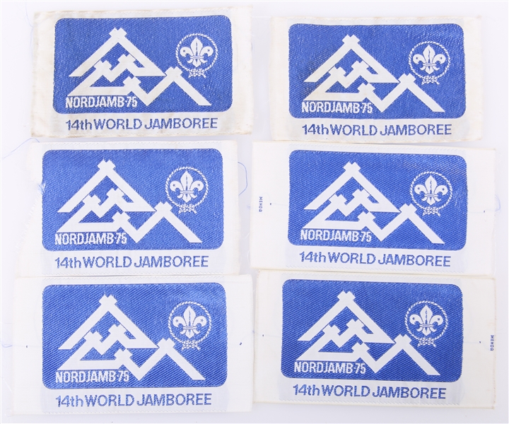 1975 BOY SCOUTS NORDJAMB 14TH WORLD JAMBOREE PATCHES