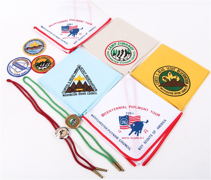 BOY SCOUTS OF AMERICA NY COUNCIL KERCHIEFS & PATCHES