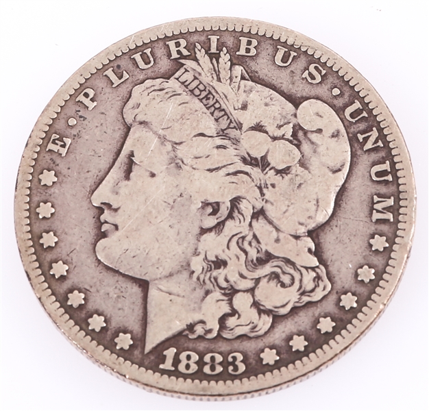 1883 CARSON CITY MORGAN SILVER ONE DOLLAR COIN