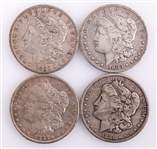 U.S. MORGAN SILVER DOLLARS 1880-1886 LOT OF 4