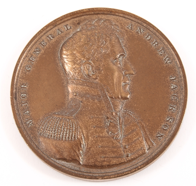 MID 20TH C. COMMEMORATIVE ANDREW JACKSON MEDAL