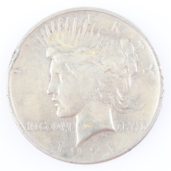 1921-P US PEACE DOLLAR COIN