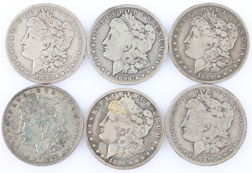 NEW ORLEANS MINT US MORGAN SILVER DOLLAR COINS