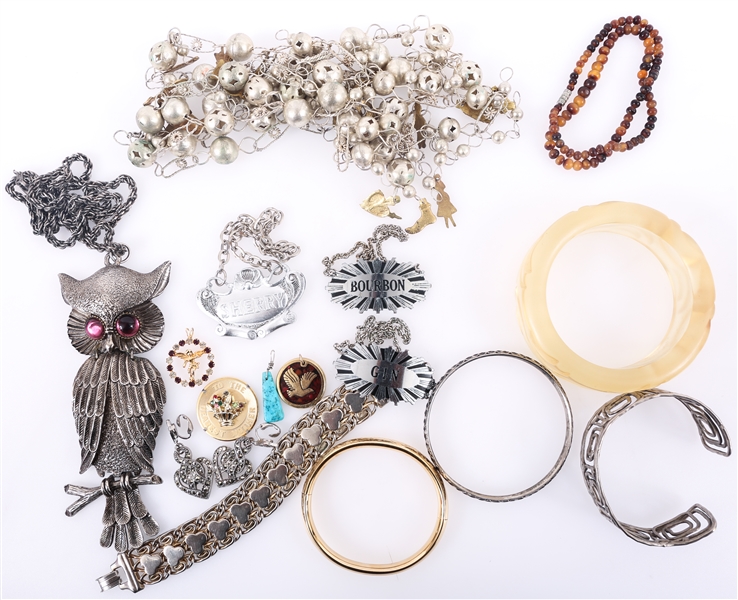 COSTUME JEWELRY BRACELETS, NECKLACES, EARRINGS, & MORE