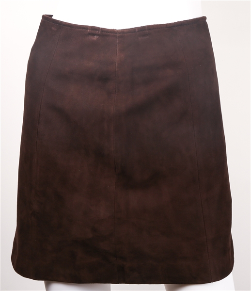 LIMITED AMERICA WOMENS SUEDE PENCIL SKIRT