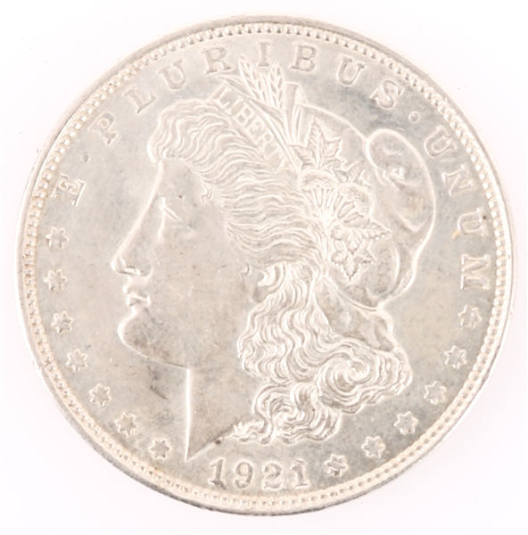 1921-D US SILVER MORGAN DOLLAR COIN
