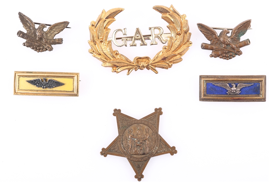 GRAND ARMY OF THE REPUBLIC INSIGNIA & BADGES