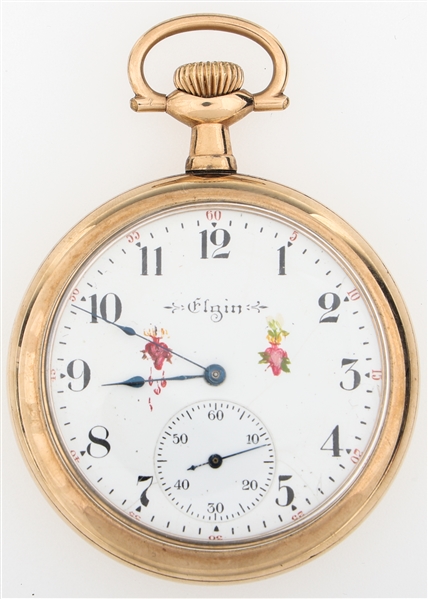 EARLY 20TH C. ELGIN GOLD FILLED CASE POCKET WATCH