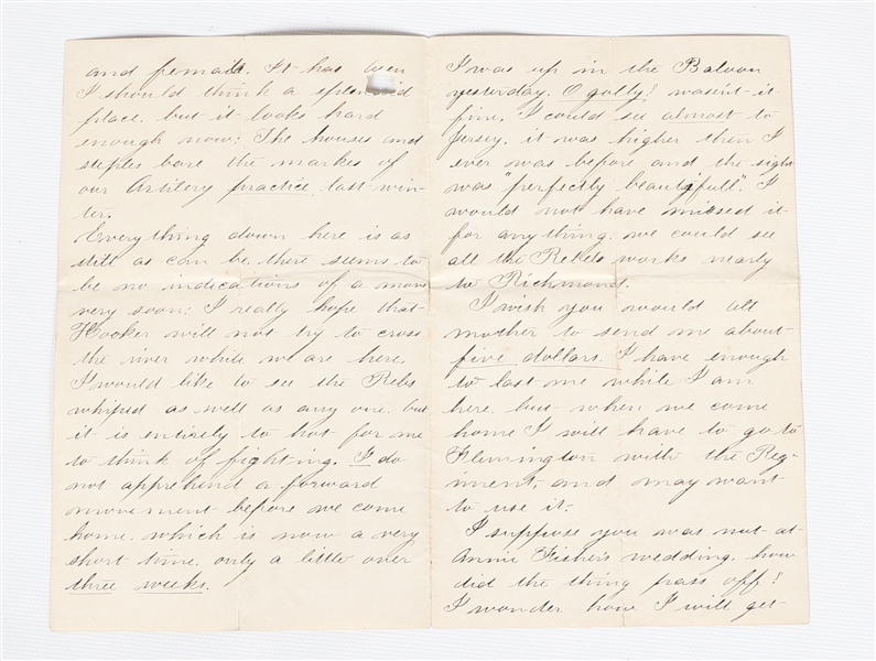 CIVIL WAR UNION SOLDIER LETTER MAY 21st 1863