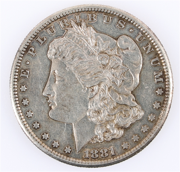 1881-S US MORGAN SILVER DOLLAR COIN