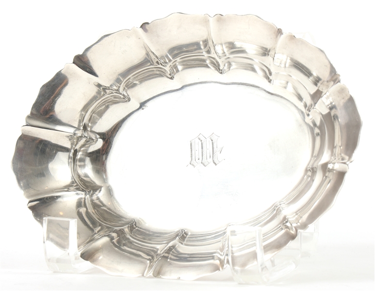 REED & BARTON STERLING SILVER NUT DISH 