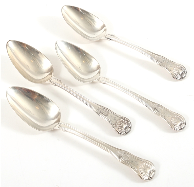 WILLIAM BATEMAN I STERLING SILVER TABLESPOONS 