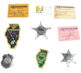 STATE OF ILLINOIS NAMED CONSERVATION INSPECTOR BADGES