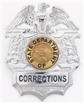CALIFORNIA STATE DEPARTMENT OF CORRECTIONS BADGE