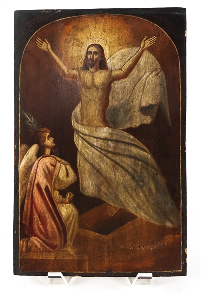 RUSSIAN ICON OF THE RESURRECTION OF CHRIST