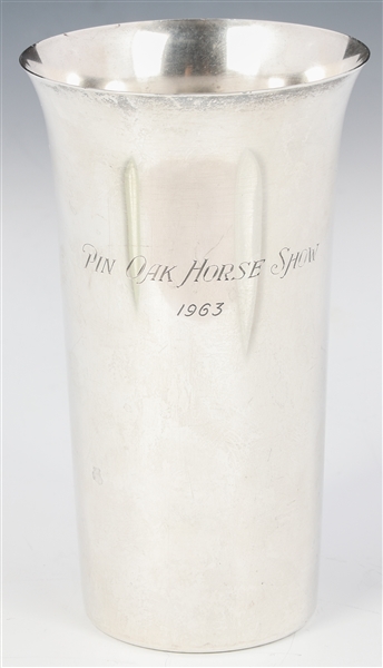 STERLING SILVER 1963 PIN OAK HORSE SHOW CUP