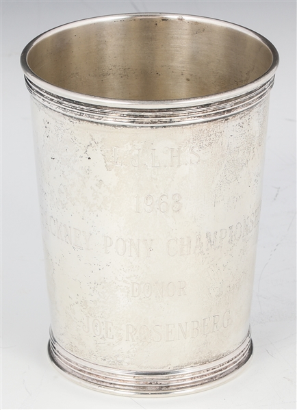 STERLING SILVER 1963 HACKNEY PONY CHAMPIONSHIP CUP