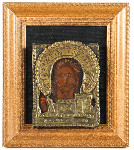 RUSSIAN ICON OF CHRIST PANTOCRATOR