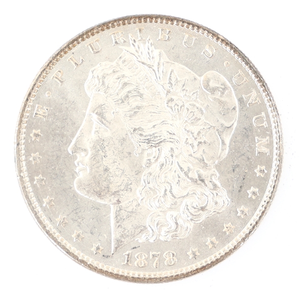1878 7TF REV. 78 US SILVER MORGAN DOLLAR COIN