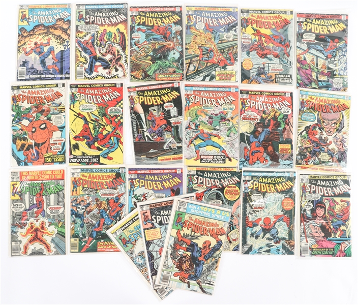MARVEL THE AMAZING SPIDER-MAN COMIC BOOKS - LOT OF 21