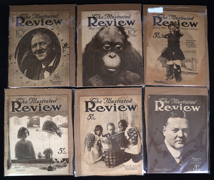 THE ILLUSTRATED REVIEW 1920s MAGAZINES 
